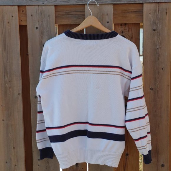 VINTAGE Premier Collection NAUTICAL SWEATER Size Medium Over Sized UNISEX - Picture 9 of 9